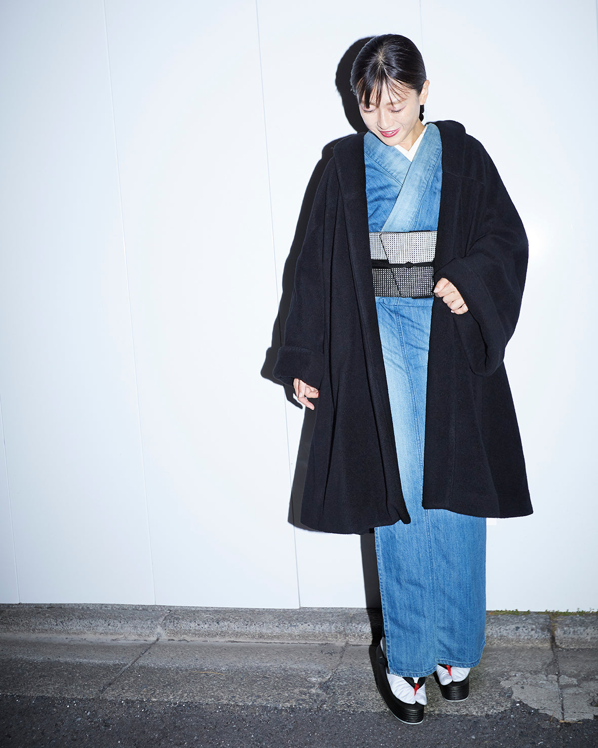 2YR Ladies: Denim Kimono KAPUKI Original