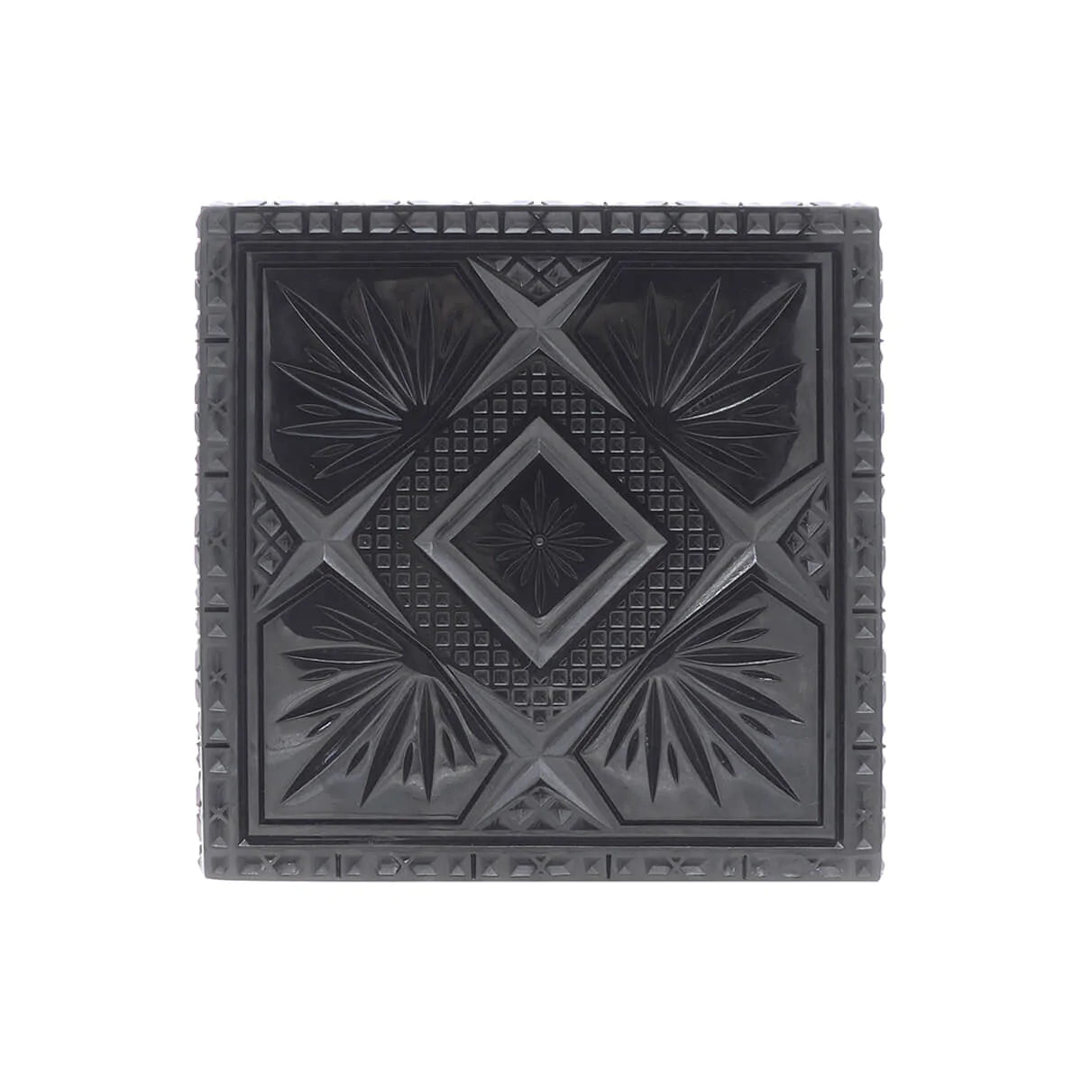 Bag “Hand Carved Box Clutch Black” DOUGLASPOON