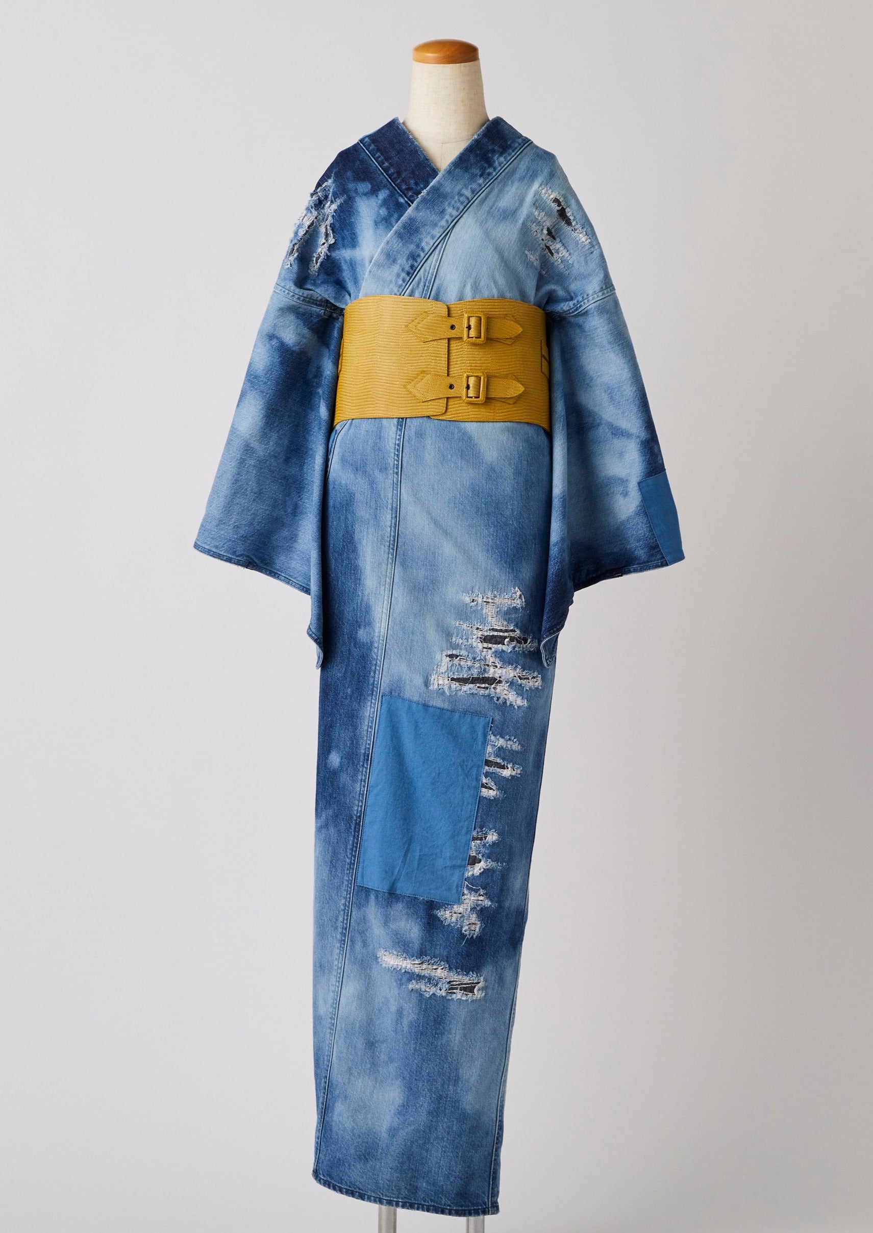 KAPUKI original denim kimono 10yr ladies indigo
