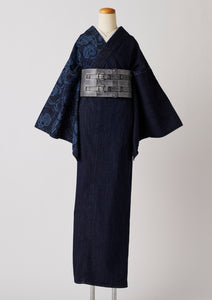KAPUKI Original Denim Kimono Snake and Skull 1yr Women's Indigo