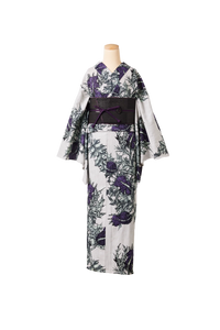 Obi Belt Nishijin Woven Pure Silk “Lacquer Ichimatsu”