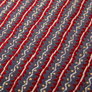 Nagoya Obi Antique Silk "Tyrolean Stripe"