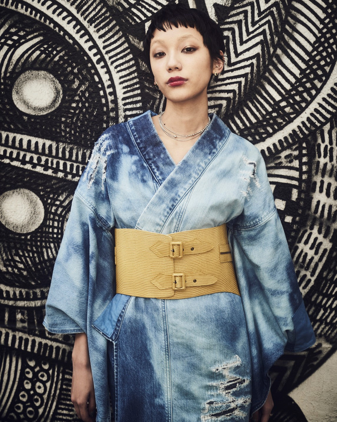 10YR Ladies: Denim Kimono KAPUKI Original