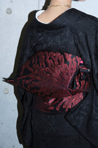 袋帯 KAPUKIオリジナル 西陣織 「赤孔雀」