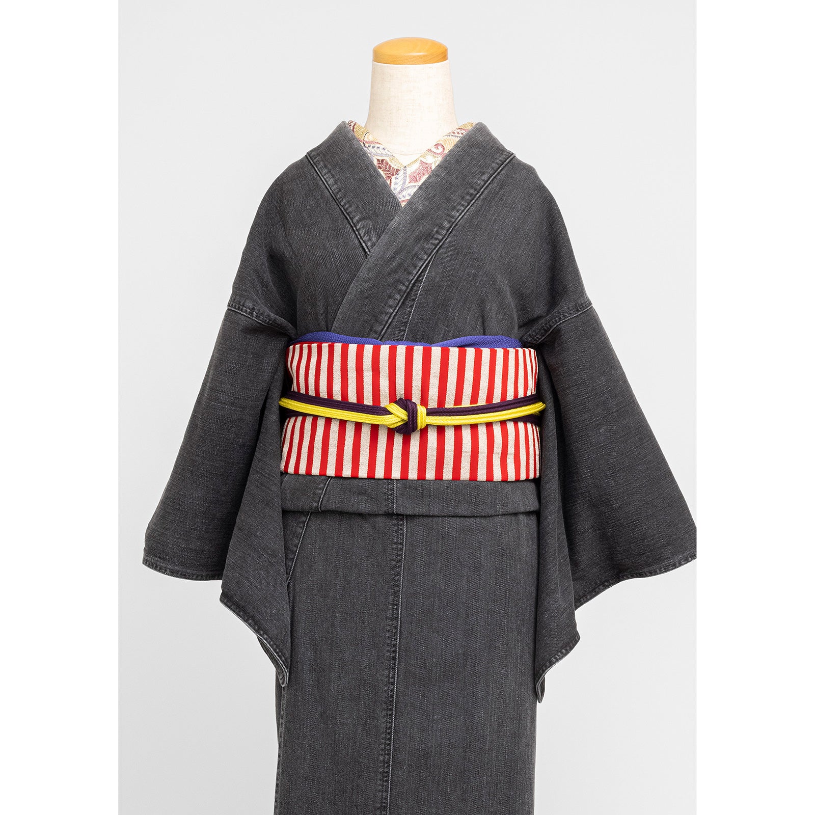Gray Ladies: Denim Kimono KAPUKI Original