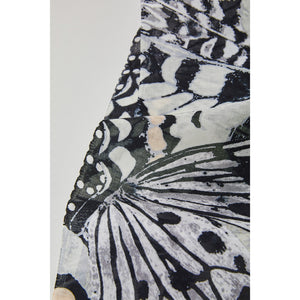 Yukata Hondaya Genbei "Papillon Rhapsody" Gray Green