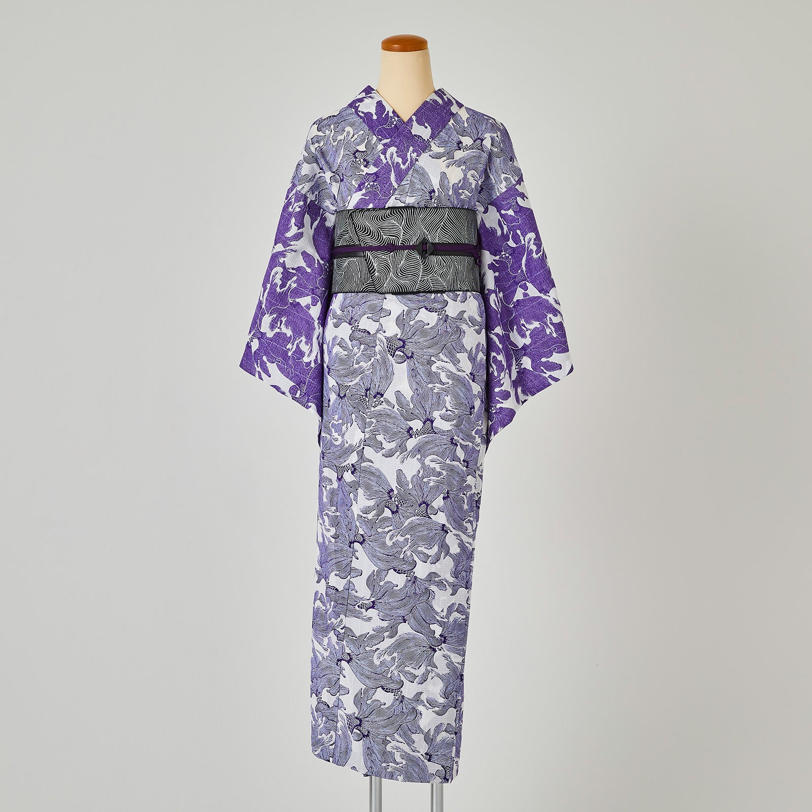 金魚 紫（西岡ペンシル）：浴衣