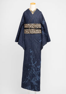 Denim Kimono Flame Crest Women's Indigo