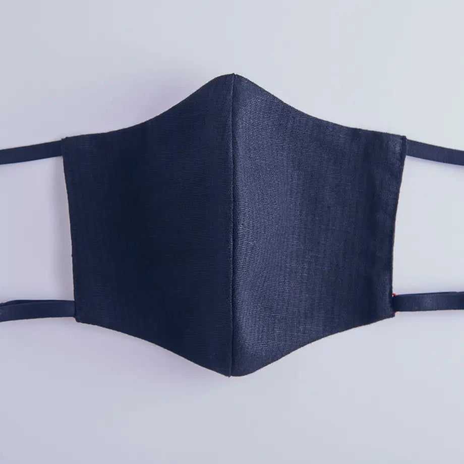 Kapuki Silk MASK “Stripe Black”: Mask | Bamboo Cloth