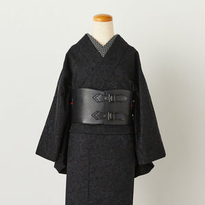 KAPUKI original half-collar "Kumiwaza" black background/black